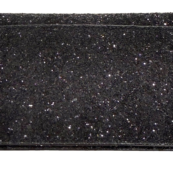 Kate Spade Glittery Evening Bag Wristlet 4 Leaf Clover Closure 3 Compartments - Picture 8 of 9